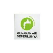 Stiker Hemat Air