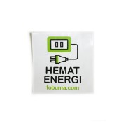 Stiker Hemat Energi Putih