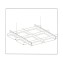 Panellux Metal Ceiling Lay-In 60x60 Slim Line Plain Aluminium 3